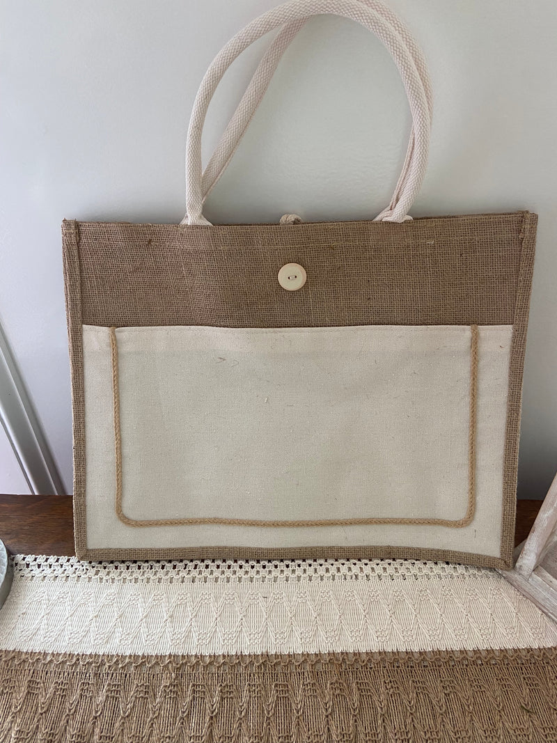 Canvas and Jute bag