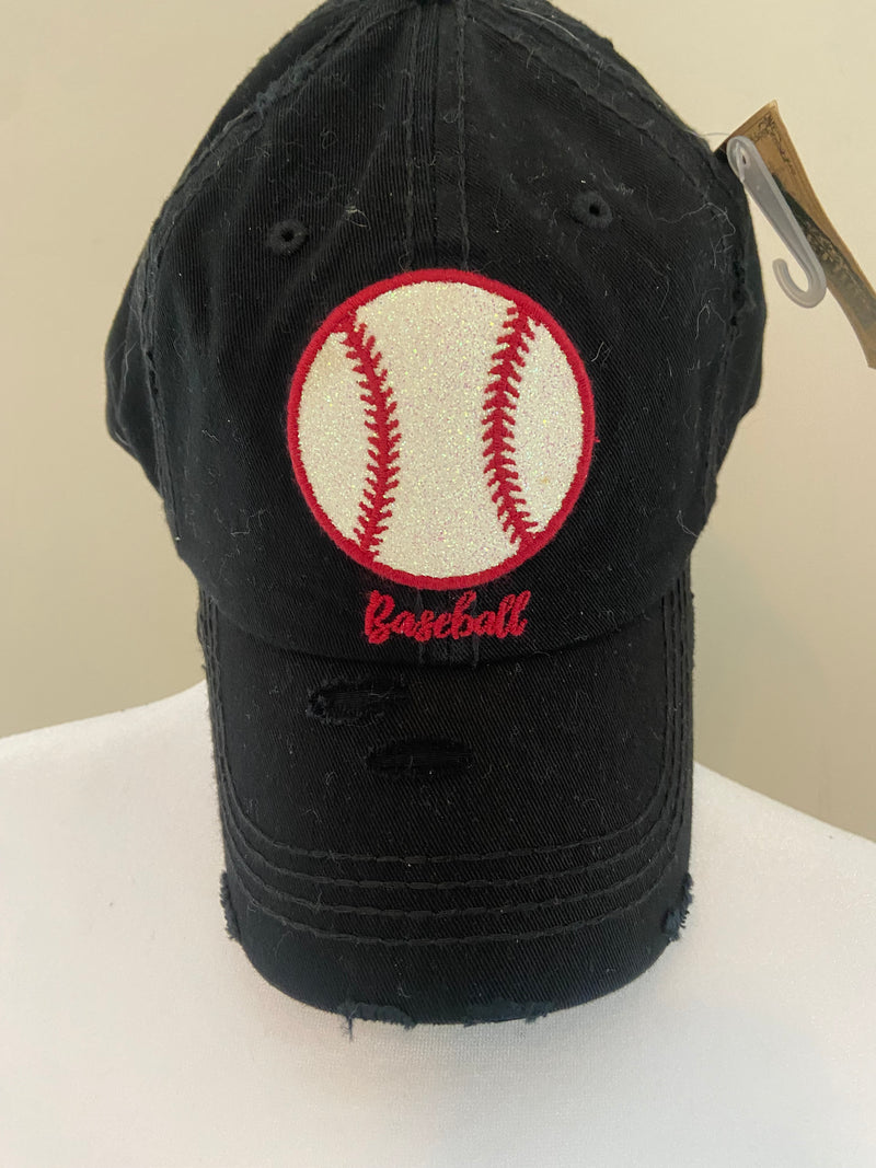 Sequin baseball hat